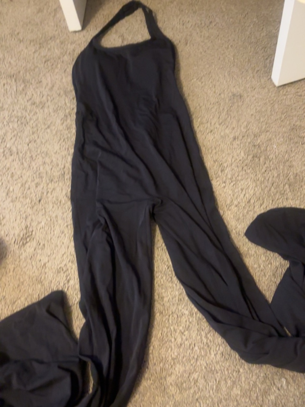 Women's Black Halter Jumpsuit